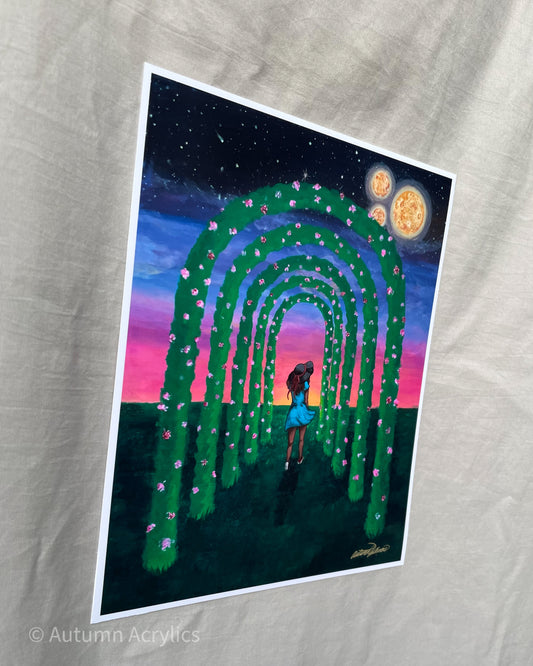Moonlit Arches (Print)