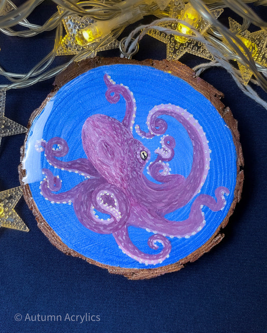 Octopus - Pendant (Painting)