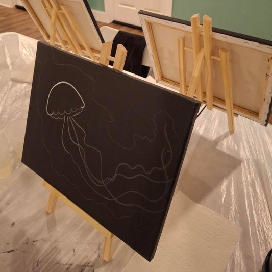 Glowy Jellyfish Painting Class (New Bern)