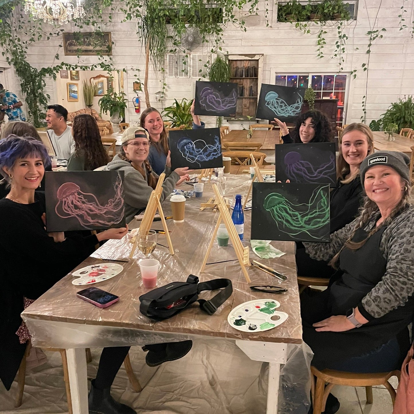 Glowy Jellyfish Painting Class (CH&G Newport)