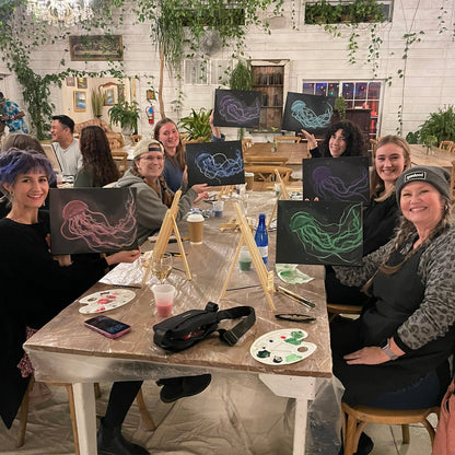 Glowy Jellyfish Painting Class (CH&G Newport)