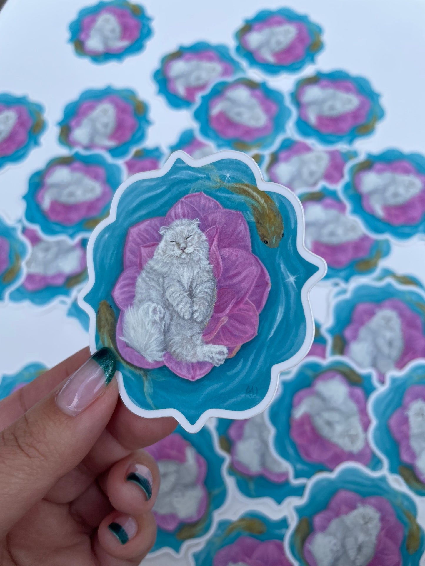 Drifting familiar Sticker